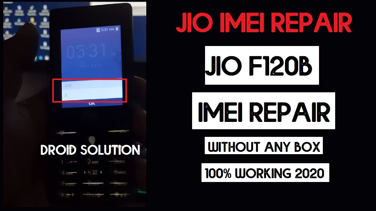 Jio F120B IMEI Repair File Download Free - GSM Doctor